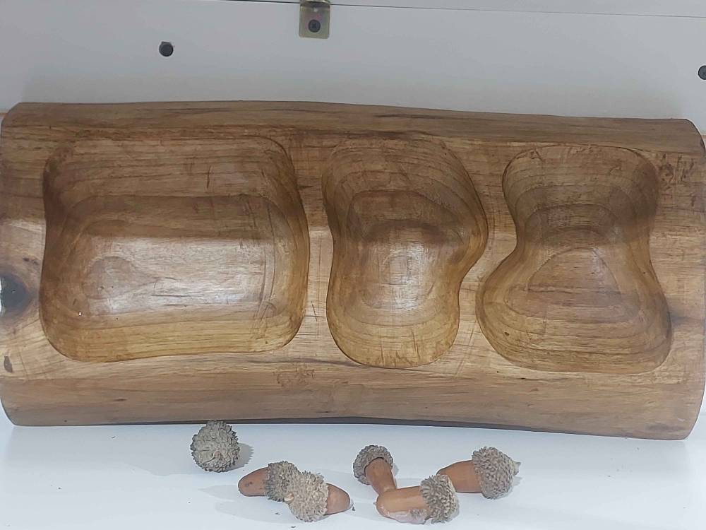 اردو خوری با چوب گردو دست ساز